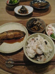 漢方の魚料理