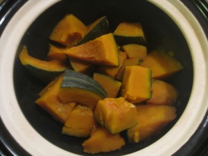 漢方のかぼちゃの煮物