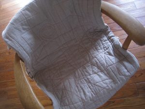 漢方の椅子カバー