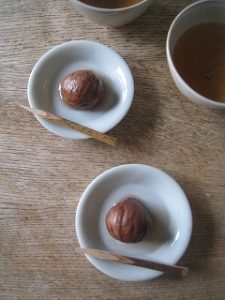 漢方の栗の渋皮煮